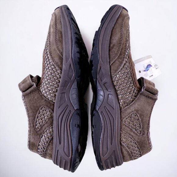 PROPET Lydia Leather Suede Mesh Low Heel Mary Jane Comfort Shoes 5M #618 - Picture 6 of 11